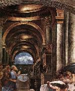 RAFFAELLO Sanzio The Expulsion of Heliodorus from the Temple oil painting on canvas